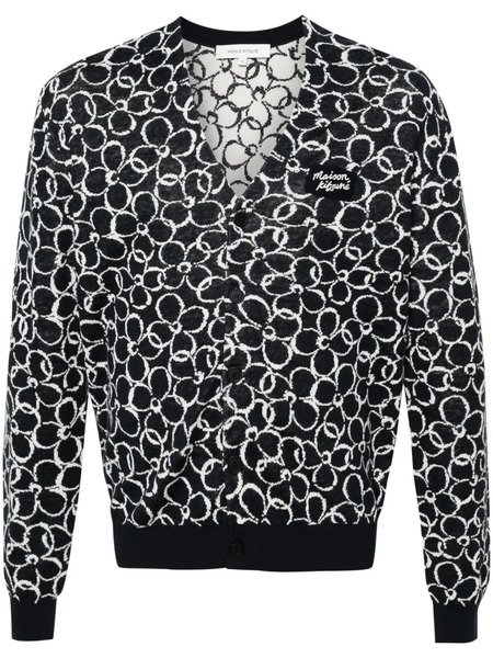  Maison Kitsuné Abstract Daisy Cardigan - Blue 