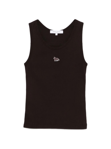  Maison Kitsuné Appliqué Top - Brown 