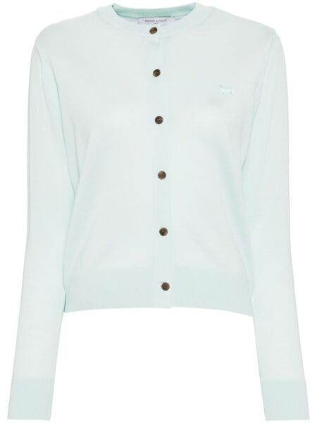  Maison Kitsuné Baby Fox Cardigan - Blue 