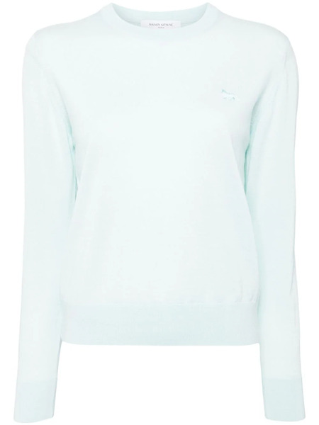  Maison Kitsuné Baby Fox Patch Regular Fit Jumper - Green 