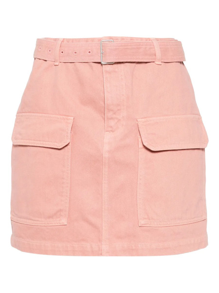  Maison Kitsuné Belted Utility Mini Skirt - Pink 