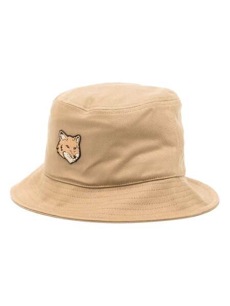  Maison Kitsuné Bold Fox Head Bucket Hat - Brown 