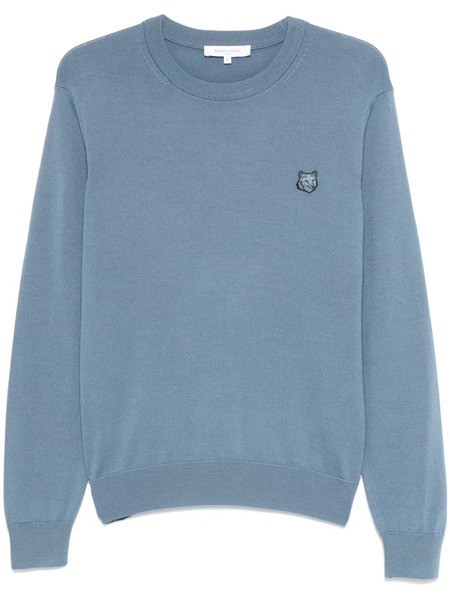  Maison Kitsuné Bold Fox Head-patch Sweater - Blue 