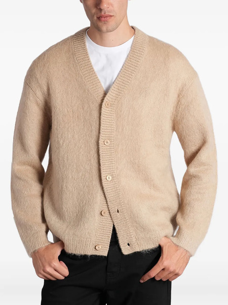  Maison Kitsuné Button-fastening Cardigan - Neutrals 