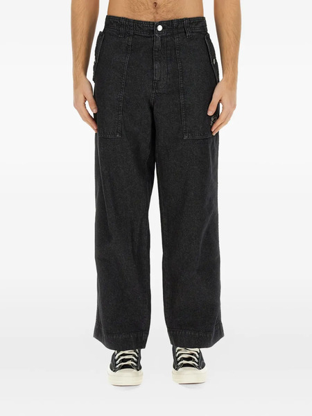  Maison Kitsuné Buttoned Pocket Jeans - Black 
