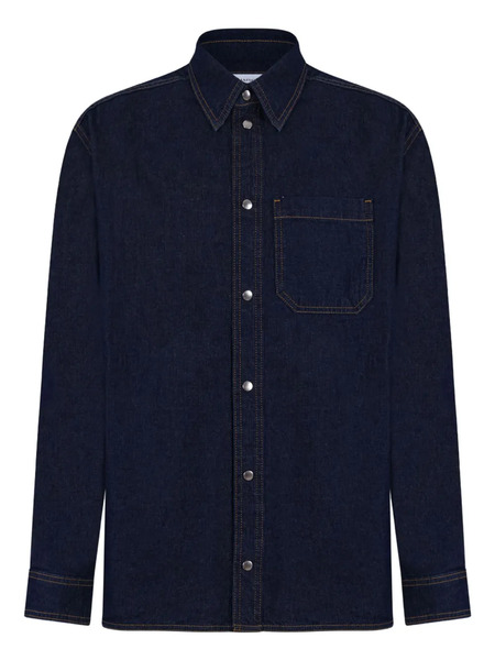  Maison Kitsuné Buttoned Pocket Shirt - Blue 