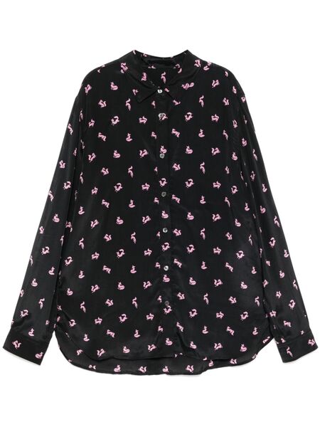  Maison Kitsuné Classic Fluid Shirt - Black 