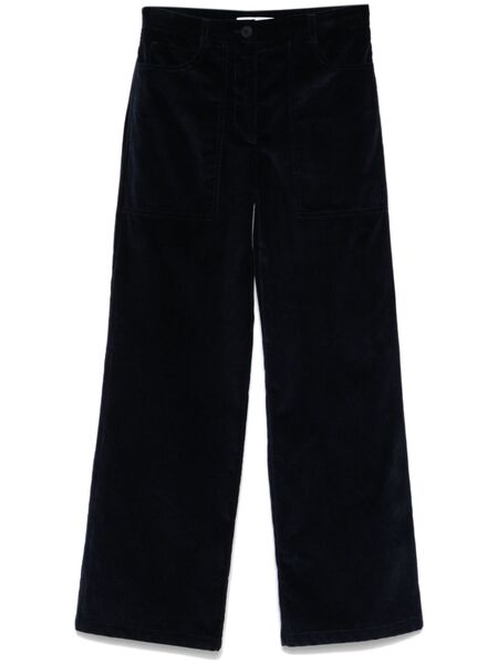  Maison Kitsuné Corduroy Trousers - Blue 
