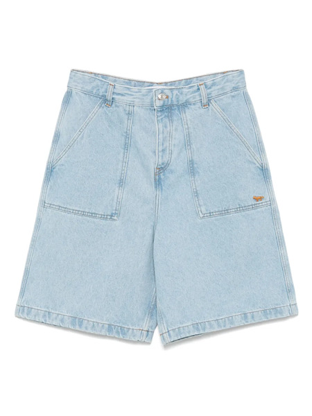  Maison Kitsuné Denim Shorts - Blue 