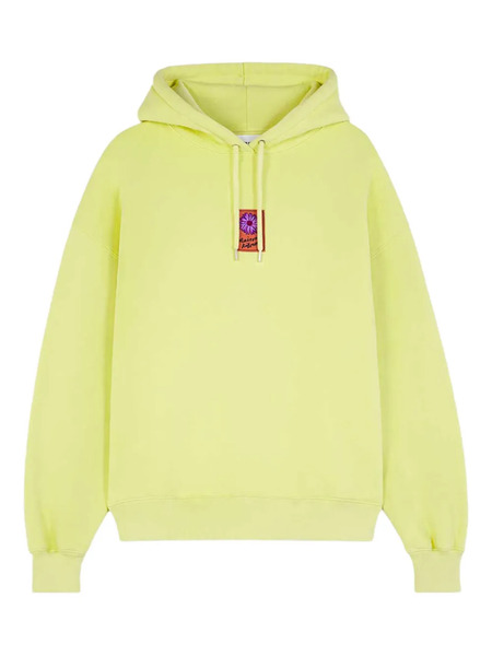 Maison Kitsuné Drawstring Hooded Hoodie - Yellow 
