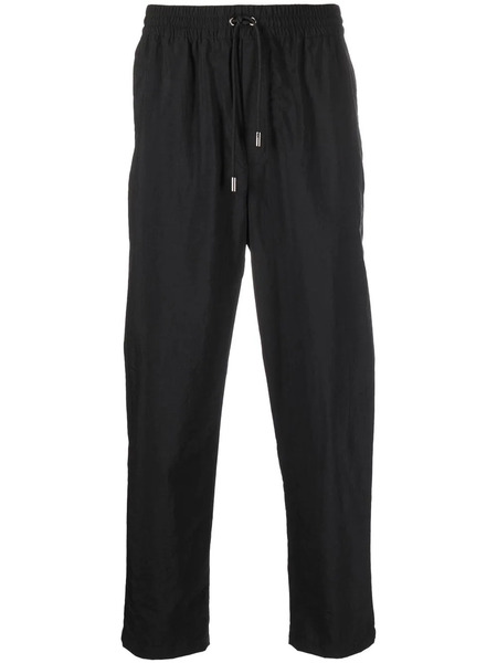  Maison Kitsuné Drawstring Straight-leg Trousers - Black 