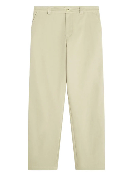  Maison Kitsuné Embroidered-pocket Trousers - Neutrals 