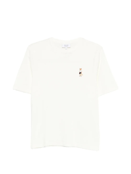  Maison Kitsuné Embroidery T-shirt - Neutrals 