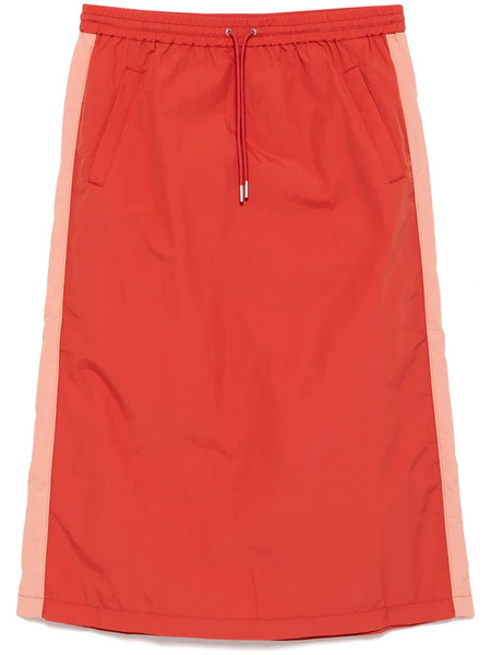  Maison Kitsuné Flash Fox Long Skirt - Red 