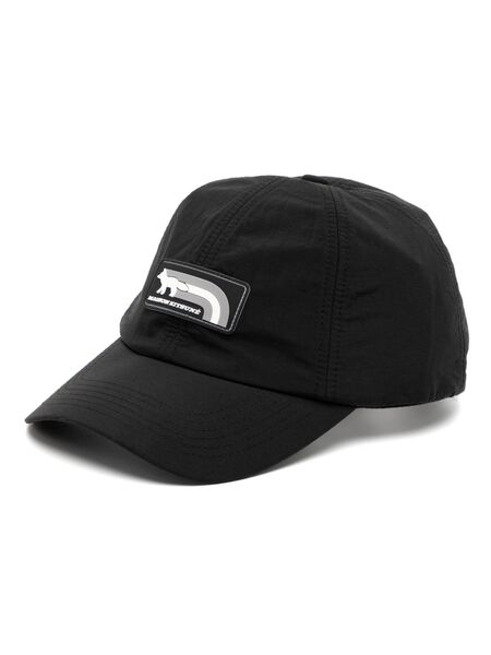  Maison Kitsuné Flash Fox 6p Cap - Black 
