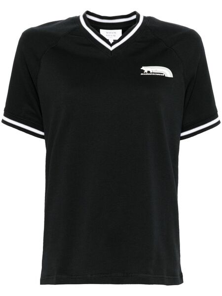  Maison Kitsuné Flash Fox Raglan T-shirt - Black 