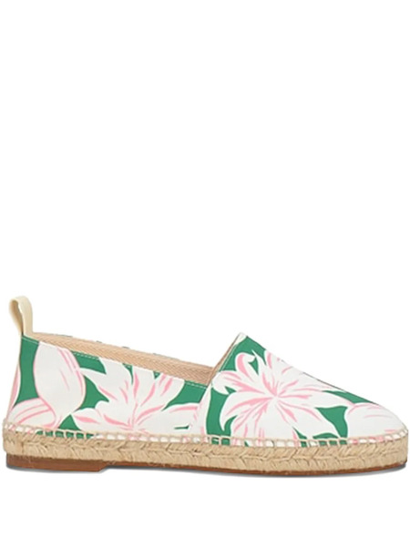  Maison Kitsuné Floral Design Espadrilles - Green 