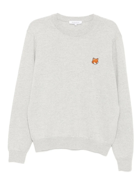  Maison Kitsuné Fox Head Patch Sweatshirt - Grey 