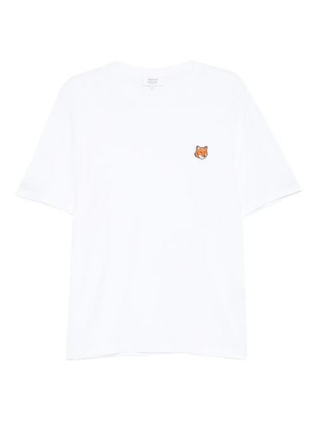  Maison Kitsuné Fox-head Patch T-shirt - White 