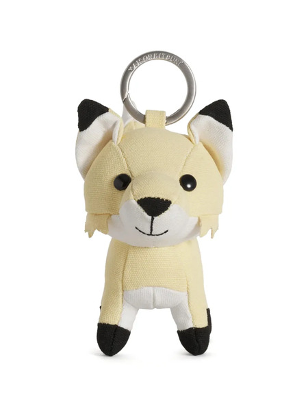  Maison Kitsuné Fox Keyring - Neutrals 