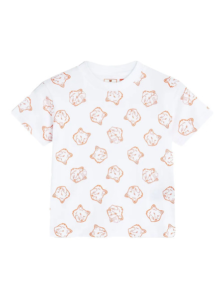  Maison Kitsuné Fox-print T-shirt - White 