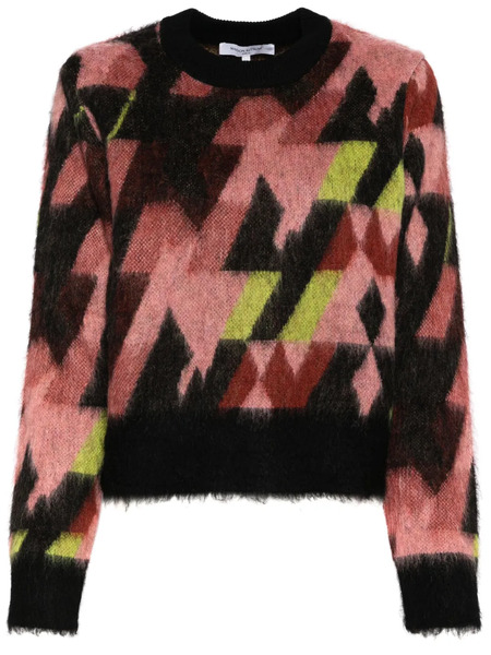  Maison Kitsuné Graphic Jacquard Jumper - Pink 
