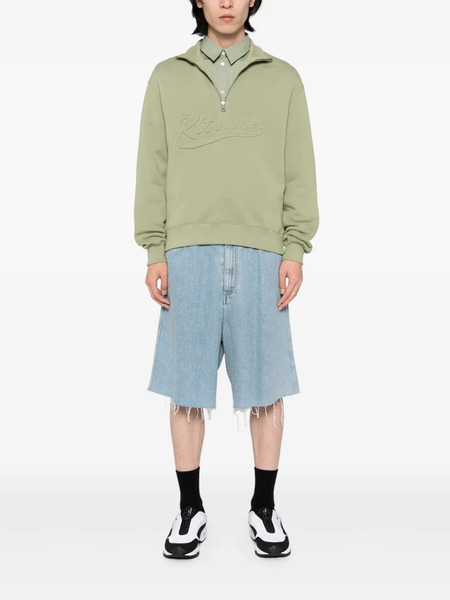  Maison Kitsuné Half-zip Sweatshirt - Green 