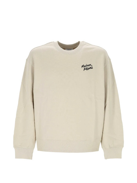  Maison Kitsuné Logo-detail Sweatshirt - Neutrals 