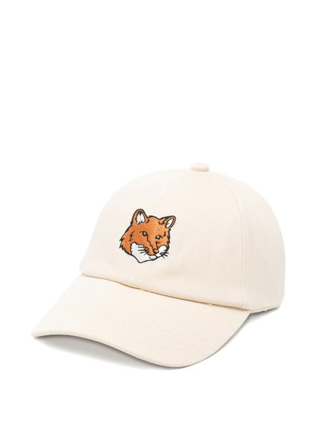  Maison Kitsuné Logo-motif Baseball Cap - Neutrals 