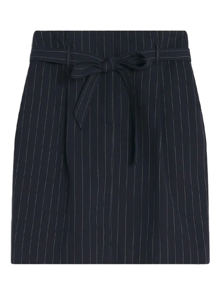  Maison Kitsuné Paperbag Pleated Mini Skirt - Grey 