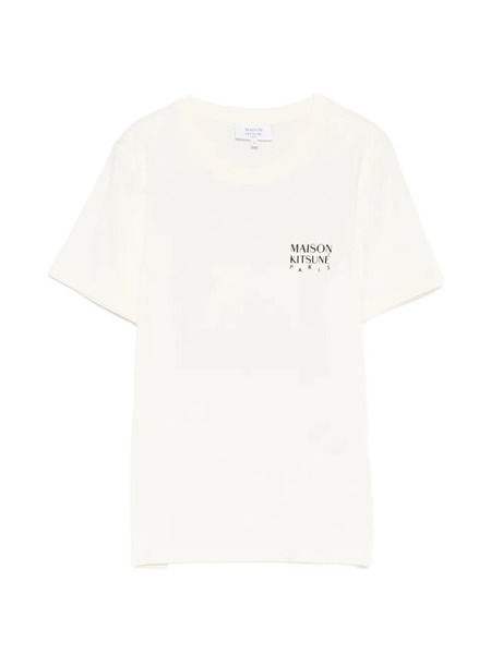  Maison Kitsuné Printed T-shirt - Neutrals 