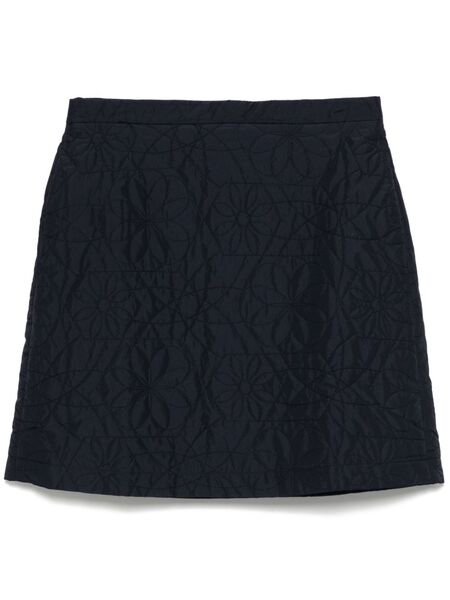  Maison Kitsuné Quilted Mini Skirt - Blue 