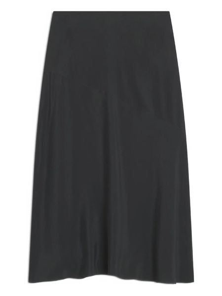  Maison Kitsuné Slip Midi Skirt - Black 