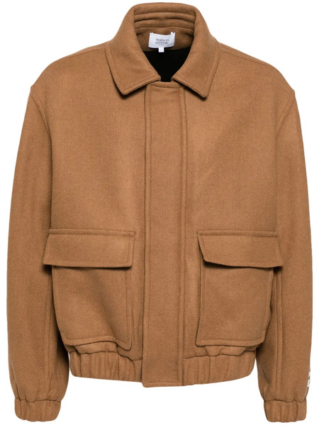  Maison Kitsuné Spread Collar Jacket - Neutrals 