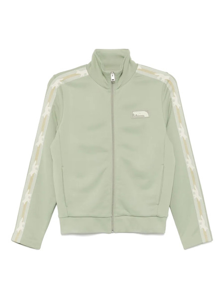  Maison Kitsuné Stripe-detail Jacket - Green 