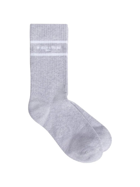  Maison Kitsuné Stripe Socks - Grey 