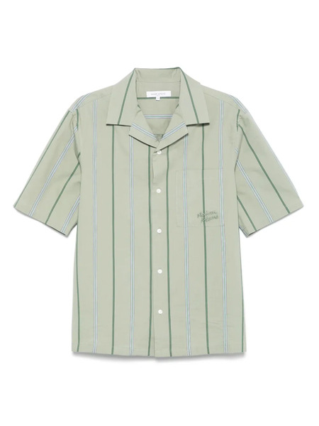  Maison Kitsuné Striped Shirt - Green 