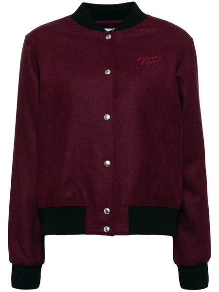  Maison Kitsuné Teddy Blouson - Red 