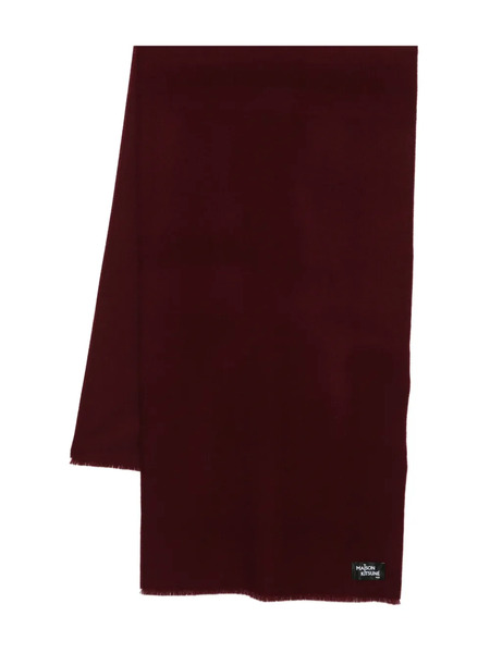  Maison Kitsuné Wool Scarf - Red 