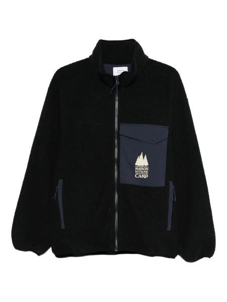  Maison Kitsuné Zip-fastening Jacket - Black 