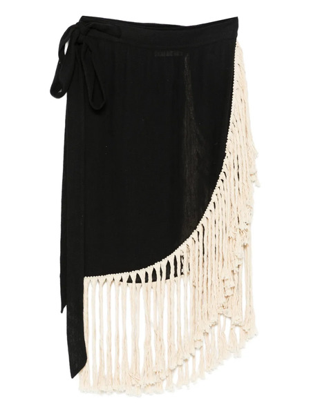  Maison La Plage Maya Wrap Skirt - Black 