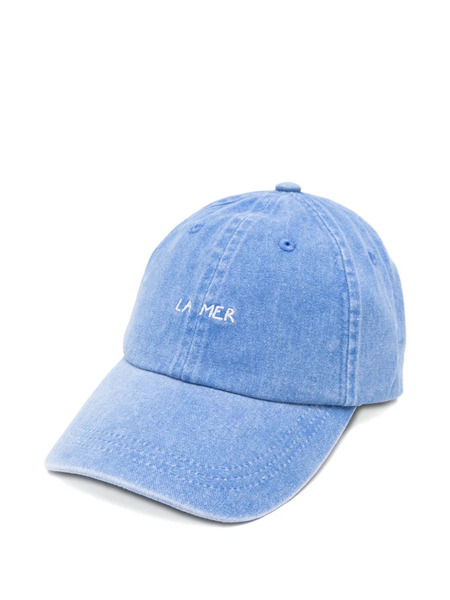  Maison Labiche Embroidered Cap - Blue 