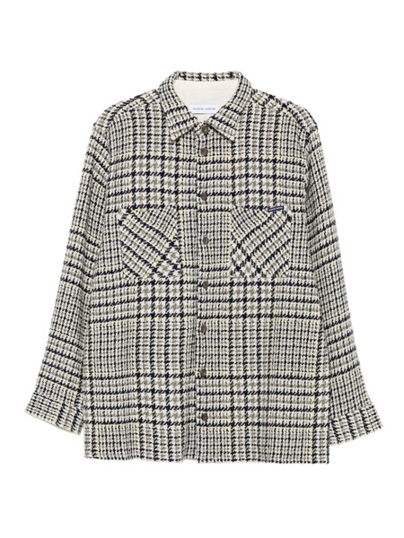  Maison Labiche Houndstooth Check Shirt - Neutrals 