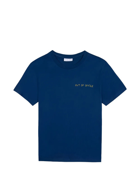  Maison Labiche Organic-cotton T-shirt - Blue 