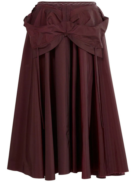 Maison Margiela A-line Midi Skirt - Red 