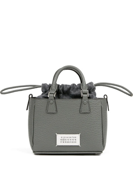  Maison Margiela 5ac Horizontal Leather Tote Bag - Grey 
