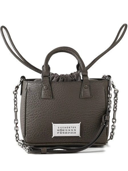  Maison Margiela 5ac Leather Tote Bag - Grey 