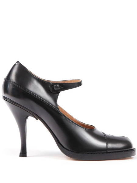  Maison Margiela Bourgeoise 100mm Leather Pumps - Black 