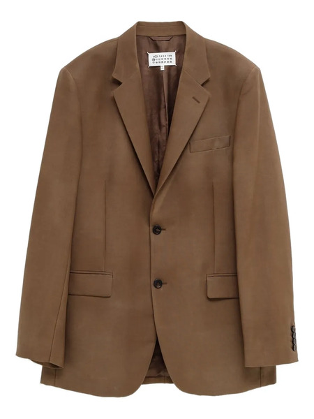  Maison Margiela Button Single-breasted Jacket - Brown 