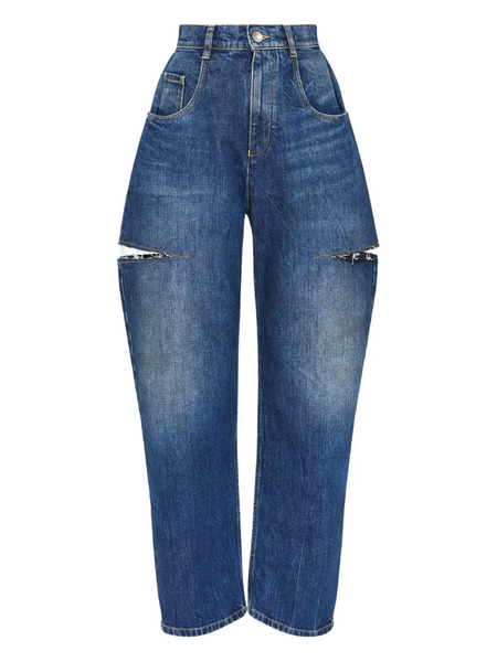  Maison Margiela Cut-out Jeans - Blue 